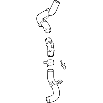 Toyota 16057-F0070 Lower Hose