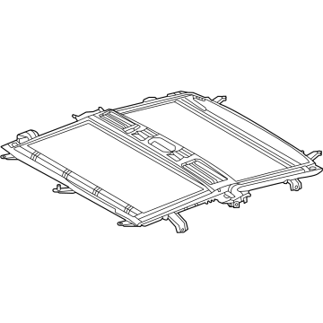 Toyota 63306-47060-B0 Glass Frame