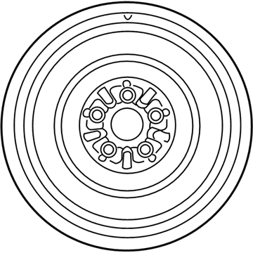 Toyota 42611-06380 Wheel, Spare