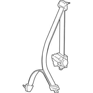 Toyota 73360-42140-B0 Belt & Retractor