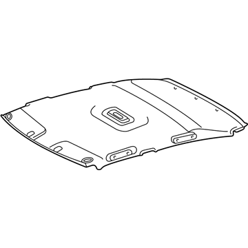 63310-02332-B0 Toyota Headliner, Gray Illustration 1 of 1
