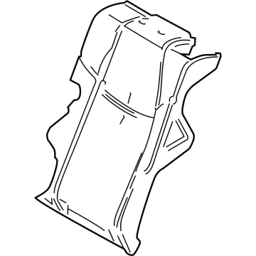 Toyota 71652-0A040 Seat Back Pad