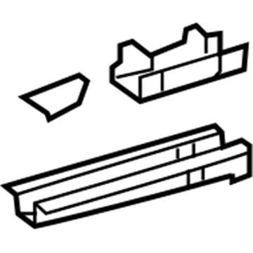 Toyota 57615-07902 Rail End
