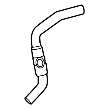 87209-42390 Toyota Hose Sub-Assembly, Water, D Illustration 1 of 1