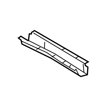 57606-12350 Toyota Floor Crossmember, Rear Illustration 1 of 1