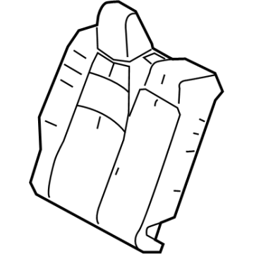 Toyota 71651-12B10 Seat Back Pad