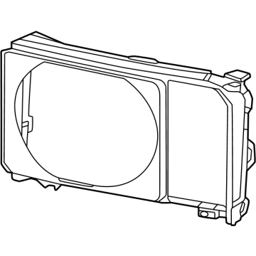 Toyota 81146-60N90 Lamp Bezel