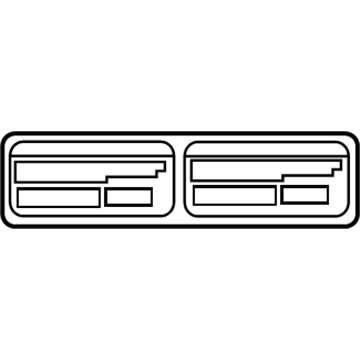 Scion 88723-21011 Caution Label