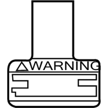 Scion 74599-48020 Info Label