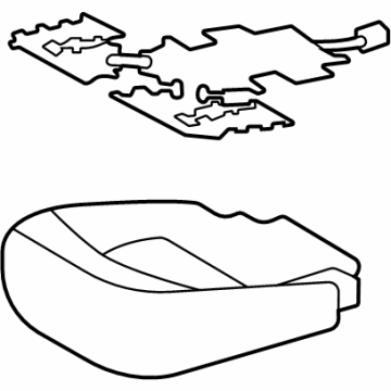 Toyota Highlander Seat Covers - 71075-0E420-C4