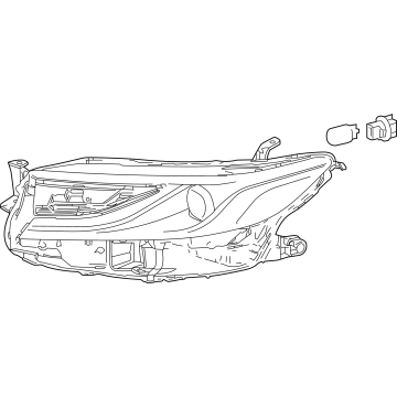 Toyota 81110-AQ010 Headlamp Assembly