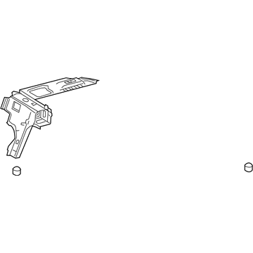 64201-06180 Toyota Extension Panel, Passenger Side Illustration 1 of 1