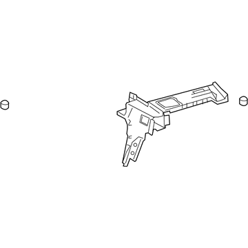 64202-06180 Toyota Extension Panel, Driver Side Illustration 1 of 1