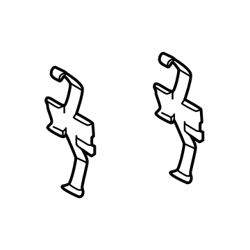 Toyota 04947-0C010 Brake Pads Retainer Kit