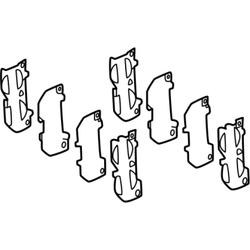 Toyota 04945-02340 Brake Pads Shim