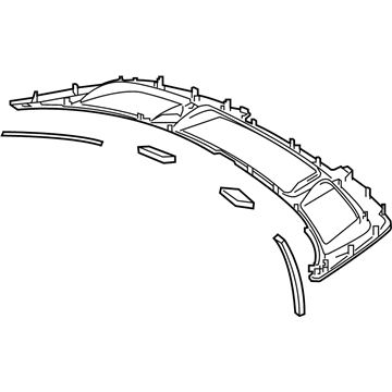 Toyota 76892-10010 Lower Panel