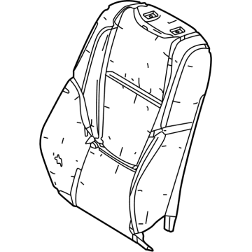 Toyota 71506-60590 Seat Back Pad