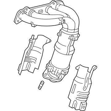 17140-74010 Toyota Exhaust Manifold Illustration 1 of 1