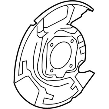 Toyota 47704-0C031 Splash Shield