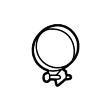 90466-62002 Toyota Hose Clamp Illustration 1 of 1