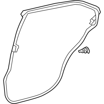 Toyota 67871-AQ010 Surround Weatherstrip