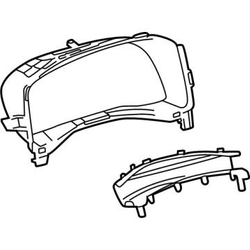 Toyota 55404-AQ010 Cluster Bezel