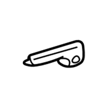 58831-33020 Toyota Molding, Front Illustration 1 of 1