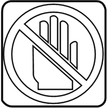 Toyota 74541-10090 Info Label