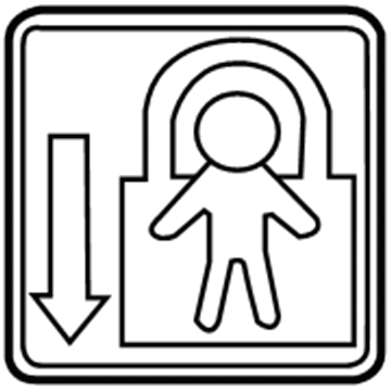 Toyota 69339-0D040 Info Label