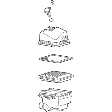 17700-21130 Toyota Air Cleaner Assembly Illustration 1 of 1