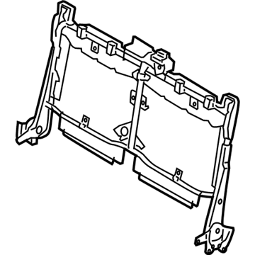 79203-48010 Toyota Seat Back Frame, Rear Illustration 1 of 1