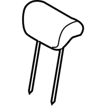71970-48010-A0 Toyota Headrest, Passenger Side Illustration 1 of 1