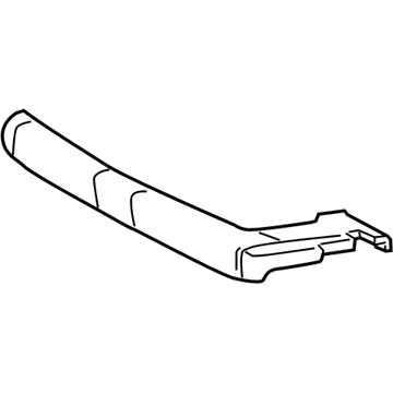 79235-48010 Toyota Seat Cushion Pad, Rear Illustration 1 of 1