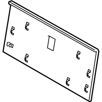 79207-48010-A0 Toyota Seat Back Panel, Rear Illustration 1 of 1