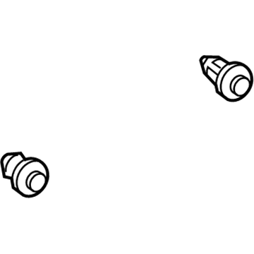 Toyota 62489-0E010 Lower Center Pillar Trim Clip