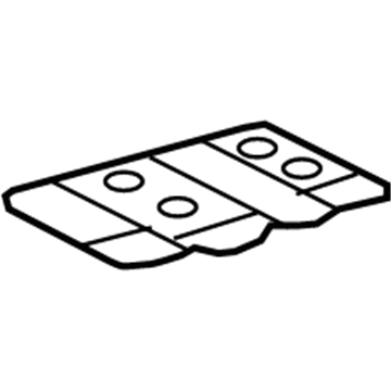 Toyota 12121-50230 Baffle Plate