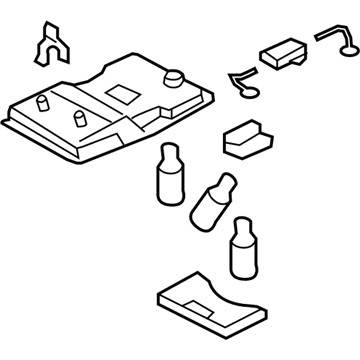 Toyota 63650-07030-A0 MAP Lamp Assembly
