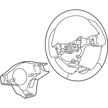 Toyota 45100-12F60-C0 Steering Wheel