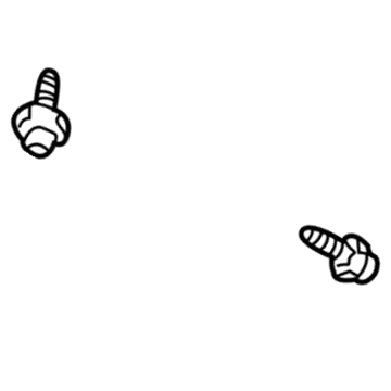 Toyota 90080-15089 Windshield Pillar Trim Screw