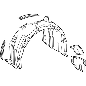 Toyota 53805-AQ010 Fender Liner