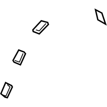 Toyota 75392-0C100 Wheel Opening Molding Retainer