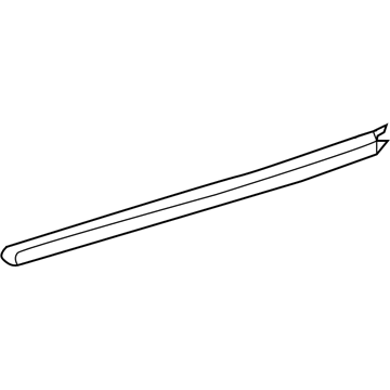 68163-04030 Toyota Belt Molding, Outer Passenger Side Illustration 1 of 1