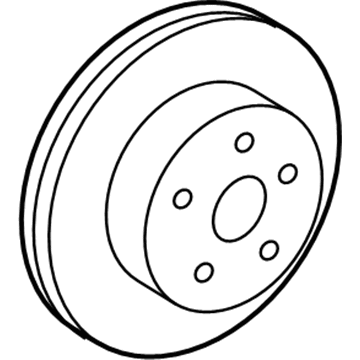 Toyota Highlander Brake Rotor - 43512-48081