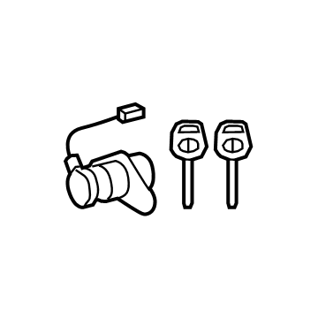 Toyota 69055-0C020 Cylinder & Keys