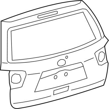 Toyota 67005-0C101 Lift Gate