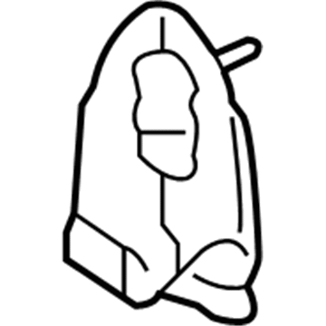58323-06020 Toyota Bumper Bracket, Passenger Side Illustration 1 of 1