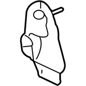 58324-06020 Toyota Bumper Bracket, Driver Side Illustration 1 of 1