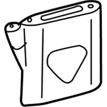 12316-20020 Toyota Mount Bracket, Passenger Side Illustration 1 of 1