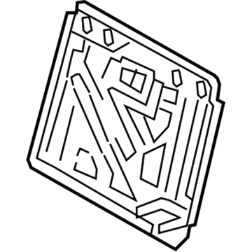 71017-33170 Toyota Seat Back Frame, Passenger Side Illustration 1 of 1