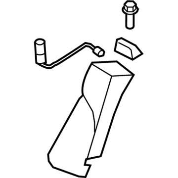 71540-06091-B2 Toyota Seat Back End, Gray, Passenger Side Illustration 1 of 1